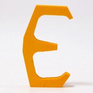 NWT Grimm's Wooden Toys Anthroposophical Letter E